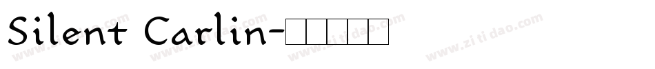 Silent Carlin字体转换